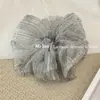 Elástico de Cabelo Estilo Relaxado, Acessório de Cabelo Grande Estilo Coreano, Prendedor de Cabelo de Luxo para Meninas, Corda de Cabelo, Elástico de Cabelo, Acessório de Cabelo