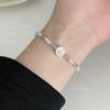 Nueva pulsera de perlas de tulipán para mujer con diseño de nicho, pulsera de flores dulces, regalo para niñas