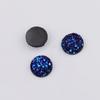 10mm yeso fondo plano resina diamante mineral cristal racimo cóncavo-convexo accesorios de joyería parche de joyería DIY en stock