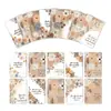 18 Estilo Nuevo Tarjeta Positiva Flor Planta Estilo Ins Amazon Temu Tarjeta Positiva Optimista En Stock Venta al por Mayor