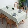 Toalha de Mesa de Plástico PVC Impermeável, à Prova de Óleo, Resistente ao Calor e Lavável com Design Xadrez Estilo Ins para Mesa de Centro, Mesa de Escritório e Mesa de Jantar, Fornecimento Direto da Fábrica