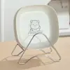 Plato para Espinas de Pescado Lindo Japonés para Uso Doméstico Plato para Frutas Mesa de Comedor Plato Desechador de Huesos Plato de Plástico para Huesos Plato Desechador de Huesos para Sala de Estar Plato para Desperdicios