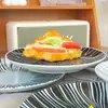 Platos de Lujo de Gama Alta, Vajilla Creativa, Platos con Color Bajo Esmalte, Alto Valor Estético, Platos Comerciales para Restaurante para Bistec y Comida Occidental