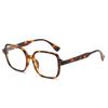 Armações Quadradas para Óculos, Armações Quadradas Simples e Estilosas, Modernas e Podem Ser Equipadas com Lentes de Grau, Adequadas para Nerds, Lentes Lisas
