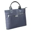 Bolsa de arquivo portátil A4 bolsa com zíper pasta masculina e feminina escritório de negócios bolsa para conferência bolsa de reunião impressão de logotipo