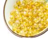 Vendas de fábrica de cristal amarelo puro contas redondas soltas acessórios semi-acabado pulseira de contas colares diy acessórios atacado