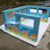 Piscina de Bolinhas Oceano Cercado Infantil Playground Caixa de Areia Transparente Venda Direta Caixa de Areia Sementes de Cássia Forte de Brincar Piscina com Acolchoamento Macio Altura Aumentada