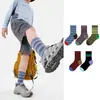 Calcetines para Niños Otoño Invierno Bosque Diversión Salvaje Bebé Rayados Dibujos Animados Elásticos Sin Costuras Calcetines Deportivos Calcetines de Doble Aguja