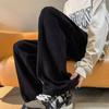 Pantalones Waffles para Hombre Verano Delgados Sueltos Rectos Superior Superior Estilo Americano Casual Deportivo