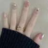Uñas Portátiles en Caja Transparente al por Mayor para Tiendas Físicas, Parches para Uñas Artísticas, Pegatinas de Uñas Terminadas, Uñas Postizas Removibles