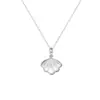 Collar para Mujer, Plata Pura, Lujo Ligero, Colgante de Nicho, Nuevo Modelo 2025, Regalo de Cumpleaños, Joyería de Concha
