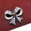 Accesorios DIY moda coreana broche de lazo elegante estilo elegante pin de circonita corsage de perla portaflores vacío