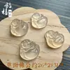 Directamente del fabricante: Collar con Colgante de Ágata Blanca Calcedonia Tipo Hielo, Hebilla de Paz Buda Guanyin Maitreya, Amuleto con Forma de Hoja al por Mayor