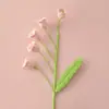 Rama de flor de lirio del valle adorable hecha a mano a ganchillo 4 5 cabezas producto terminado para enviar a maestro amante mejor amigo simboliza feliz regreso