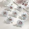 Flores artificiales pequeñas de rosa para paredes de flores de boda, ramilletes de rosas de seda, flores para la cabeza, cajas de rosas hechas a mano para decoración