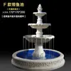 Fonte de água corrente estilo europeu, pátio externo jardim, lago de peixes, elemento aquático, decoração de paisagem, ornamento de casamento, poço dos desejos