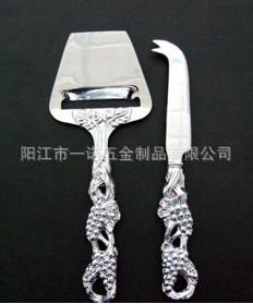 奶油刀锌合金餐具陈炫瑞F有勾大芝士刀