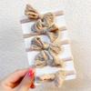 Faixa de cabelo de laço elástico alto não machuca o cabelo corda de cabelo elástico de cabelo acessórios de cabelo corda de cabelo cor de café com leite adorno de cabeça básico simples