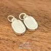 Plata Pura 999 Personalizada Accesorios de Plata Dura 3D Colgante DIY Calavera Ruyi Amuleto Cuentas de Plata Pura Colgante de Fortuna Adorno de Bolsa de la Suerte