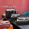 Bolso Kelly de Segunda Generación de Cuero Liso de Flor Entera Bolso de Mano Cruzado para Hombro con Tela Forma de Caja para Mujer Estilo Vintage