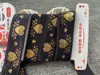Diadema de Joyería Elástica Plegable Estampada con Flor Estampado en Caliente Banda Elástica de 1.5cm Tira de Borde de Nylon Brillante de Colores
