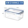 Refrigerador de cocina de grado alimenticio con tapa, rectangular, transparente, caja de almacenamiento fresca, caja sellada, caja de almacenamiento de granos