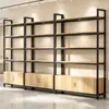 Estante de Armazenamento de 5 Prateleiras para Uso Doméstico, Combinação de Estante de Ferro com Recipientes de Múltiplas Camadas, Gabinete de Exibição de Cosméticos Removível, Gabinete de Exibição