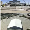 Tenda de Armazenamento Externa, Tenda Grande de Armazenamento Industrial, Oficina Móvel Destacável, Tenda de Atividades em Liga de Alumínio 6061