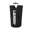 Bolsa de Lavandería de Tela Portátil Transfronteriza Grande de Tela Oxford Impermeable Cesto para Ropa Sucia Anillo de Aluminio Esponja Bolsa Portátil para Guardar Juguetes