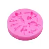 Molde de Silicone para Fondant de Anjinho 8 Asas de Anjo Pequenas Molde para Bolo de Chocolate