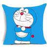 Simples moderno Doraemon fronha azul impresso dos desenhos animados sofá bonito animação travesseiro do quarto
