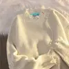 Tricô Rasgado de Cor Pura Estilo Retrô Japonês para Homens e Mulheres no Outono e Inverno Estilo Preguiçoso Design Solto e Versátil Tricô Tricotado
