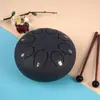 Tambor etéreo de sílaba completa de 6 pulgadas 8 tonos Tambor de loto tambor de lengüeta de acero instrumento de percusión para niños Iluminación fábrica de origen personalizado