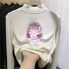 Y2541# Roupas de Coringa de Veludo Alemão para Crianças e Meninas Nova Jaqueta de Outono Camiseta de Veludo Alemão Camiseta de Manga Longa Camisa Básica Tendência