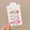 Pinzas para el pelo de cuero con forma de estrella y nube para niñas, Pinzas Bb dulces y geniales para flequillo y cabello lateral, Accesorios para el pelo para niñas
