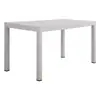 Mesa e Cadeira de Pátio ao Ar Livre Estilo Cream Europeu Combinação Casa B&B Lazer Terraço ao Ar Livre Café Mesa Quadrada