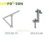 Soporte Fotovoltaico Ajustable de Ángulo Único de Aleación de Aluminio con Base de Pilote Espiral para Cimentación, Exclusivo del Día de la Tierra