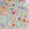 12mm Transparente Dos Tonos Pintura al Óleo Rosa Camelia Con Cuentas Cadena para Teléfono Móvil Pulsera Accesorios para Joyería DIY Venta al por Mayor