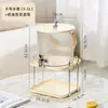 Tetera de Agua Fría de Lujo Ligero con Grifo Jarra de Agua Fría de Gran Capacidad Alto Valor Cubo para Bebidas Frías Jugo Cola Tetera para Té de Frutas