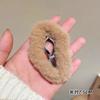Nuevo Clip BB Nube Felpa Horquilla Otoño e Invierno Café Arroz de Alta Gama Clip para Niña Ins Lindos Accesorios para el Cabello Parte Trasera de la Cabeza