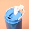Vaso termo de acero inoxidable 304 transfronterizo color degradado doble pajita para beber vaso para hielo impresión 3D 30oz vaso para coche al por mayor