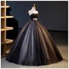 Vestido de Noite Sem Alças 2026 Novo Estilo Banquete Elegante Emagrecedor Apresentador Estilo Fada Prova de Arte Socialite Vestido de Festa para Mulheres