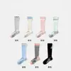Calcetines de Compresión para Mujer, Calcetines de Pantorrilla de Secado Rápido para Tenis, Bádminton, Correr, Fitness, Ciclismo, Senderismo y Deportes Calcetines Largos