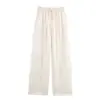 Estilo Europeu e Americano Amazon Aliexpress Popular Moda Tendência Versátil Duas Cores Cetim de Seda Top Halter e Conjunto de Calça