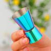 Utensilios para vino de acero inoxidable chapados en oro y rizados, taza ANSI de doble cabezal, medidor de vino, taza ANSI para barman, taza medidora, envío gratuito