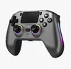Controle de Jogo Ps5 Novo Modelo Privado, Controle Bluetooth Ps5 com Iluminação RGB, Programação de Macro, Tampa Magnética e Microfone