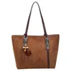 Bolso de Gran Capacidad para Mujer 2026 Nuevo Otoño/Invierno Tacto de Alta Gama Estudiante Universitaria Bolso de Hombro Único para Clase Bolso Tote para Viajar