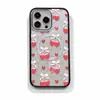 Funda de Teléfono de Fresas y Moño Estilo Girly para iPhone 17 Pro Max Acrílico Manzana 14 Pm Funda Transparente Magnética