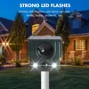 Repelente de Animales Multifuncional de Venta Caliente Transfronterizo, Repelente de Pájaros con Sensor Infrarrojo y Flash LED, Repelente de Ratones Solar