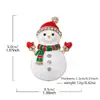 Broche Tema Natalino Europeu e Americano Papai Noel Árvore de Natal Boneco de Neve Festival de Flores Decoração de Roupa Acessórios de Pino